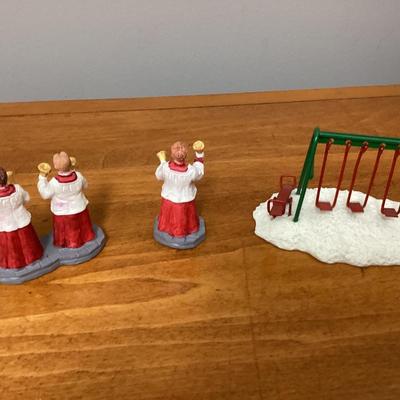 Lot of Lemax Christmas village pieces