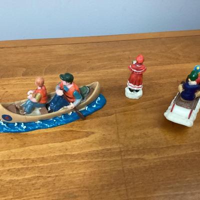 Lot of Lemax Christmas village pieces