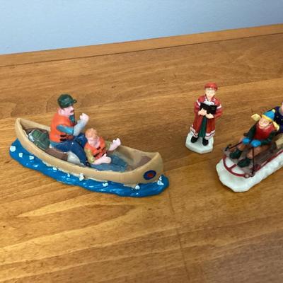 Lot of Lemax Christmas village pieces