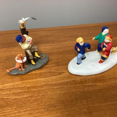 Lot of Lemax Christmas village pieces