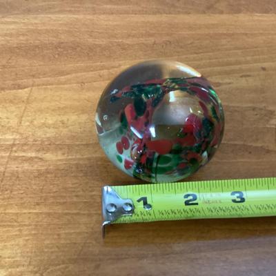 Glass paperweight