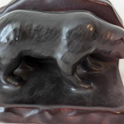 1920's Van Briggle Pottery Bear Bookends