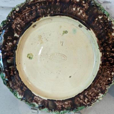 1930s José A. Cunha Majolica Palissy Plate Collection - Set of 3