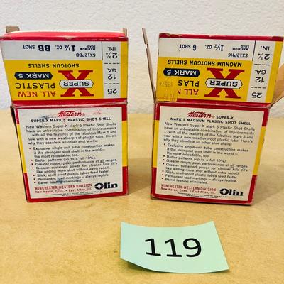 2 Boxes Vintage 12 guage Shells! Super X