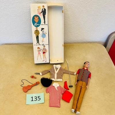 1962 Ken Doll In original box w/ extra clothes