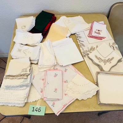 Napkins, linen & other