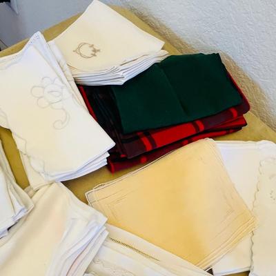 Napkins, linen & other