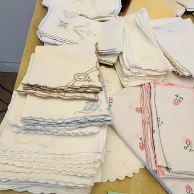 Napkins, linen & other