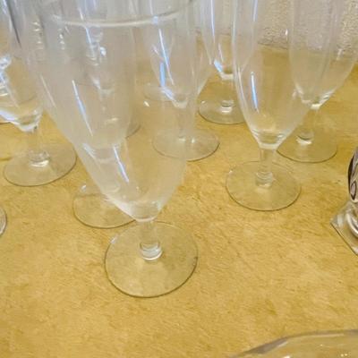 Crystal glass lot
