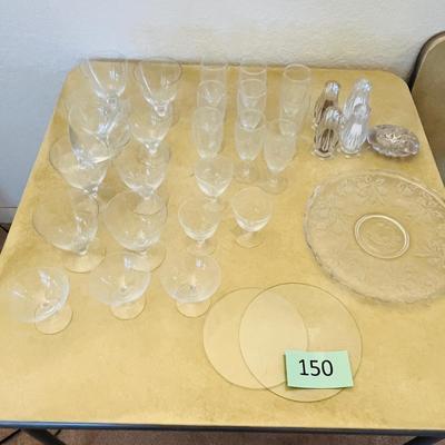 Crystal glass lot