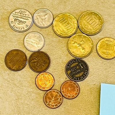 Foreign coin lot