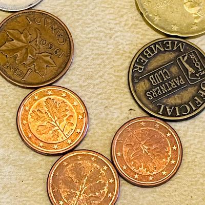Foreign coin lot