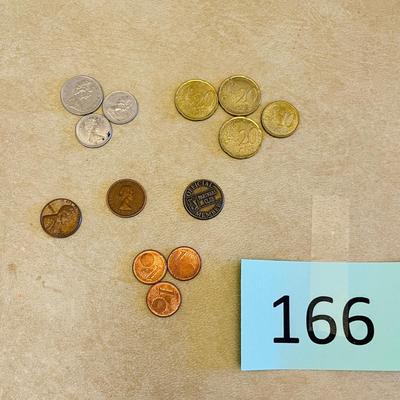 Foreign coin lot