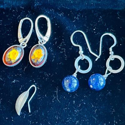 Sterling silver earrings