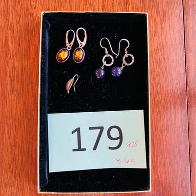 Sterling silver earrings