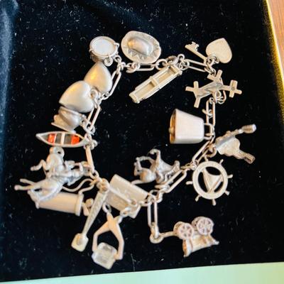 Sterling Silver Charm Bracelet