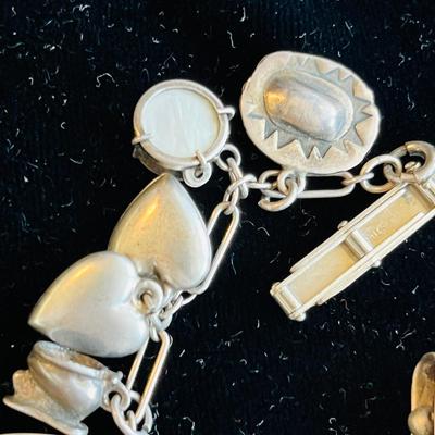 Sterling Silver Charm Bracelet