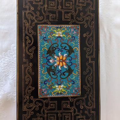 Early 1900's Chinese CloisonneÌ and Lacquer Box