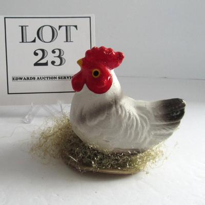 Small Rooster Squeaker Easter Decoration