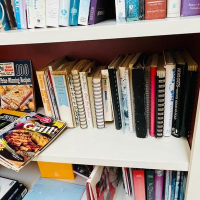 Shelf 2 of cook books