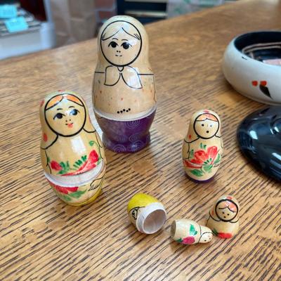 Lot of travel souvenir figures