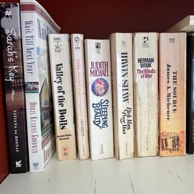 Shelf of paperbacks