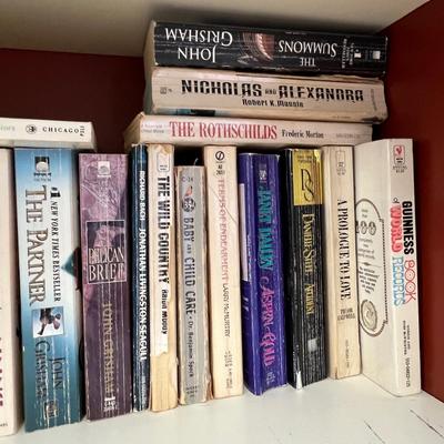 Shelf of paperbacks