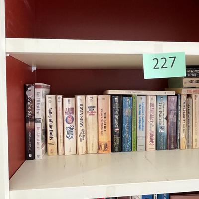 Shelf of paperbacks