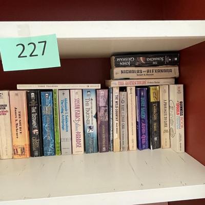 Shelf of paperbacks