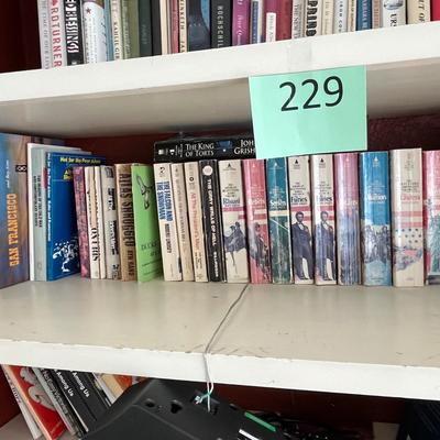 Shelf of paperbacks