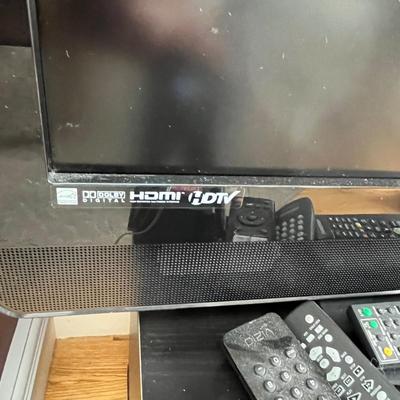 Sony TV with surround sound and other items