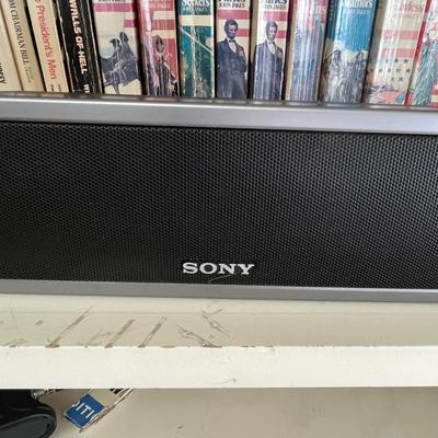 Sony TV with surround sound and other items