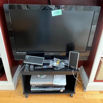 Sony TV with surround sound and other items