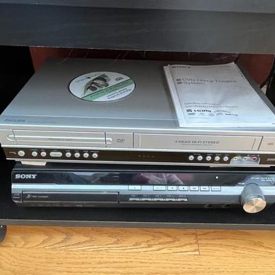 Sony TV with surround sound and other items
