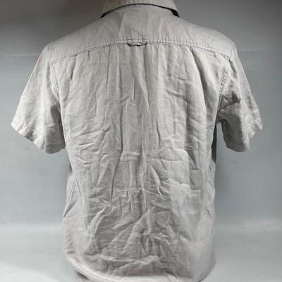 Sun Stone Men's Cotton Short Sleeve Sport Shirt