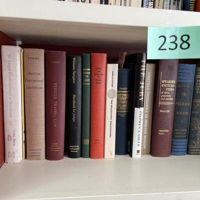 Vintage hard back shelf