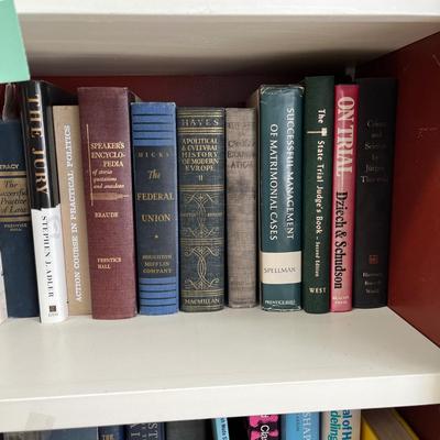 Vintage hard back shelf