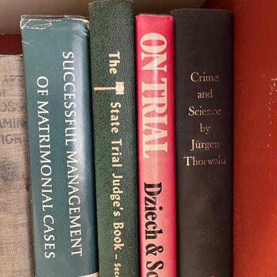 Vintage hard back shelf
