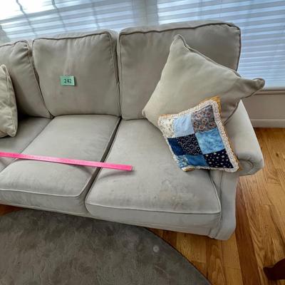 Flexsteel microfibre suede couch