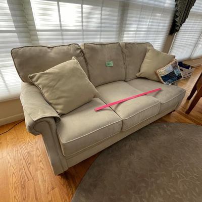 Flexsteel microfibre suede couch