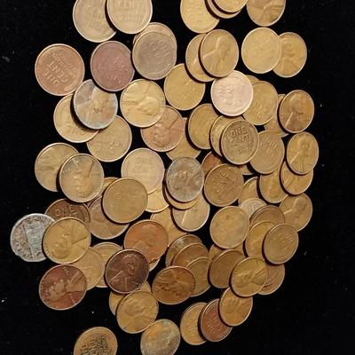 LARGE LOT OF WHEAT PENNIES