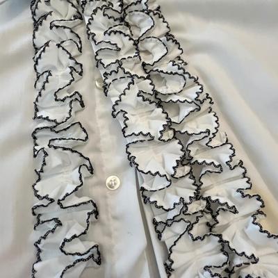 Vintage 1970s Ruffle Front Men's shirt