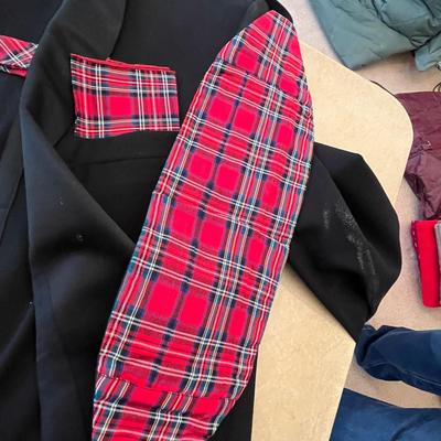 Men's Tuxedo w/ Plaid accessories