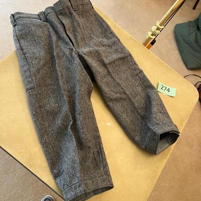 Vintage wool ski pants