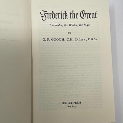 FREDERICK THE GREAT. BY G.P GOOCH. 1990 DORSET PRESS.