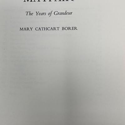 The Years of Grandeur, Mary Cathcart Borer