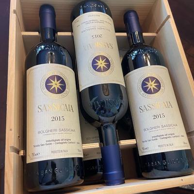 Bolgheri Sassicaia Unoppened Bottle 2015