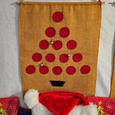 Christmas Pillows, Towels, Gift Bags & Ribbon (BS-JS)