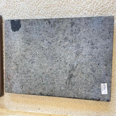 Three Granite & Metal Side Tables (LR-SS)