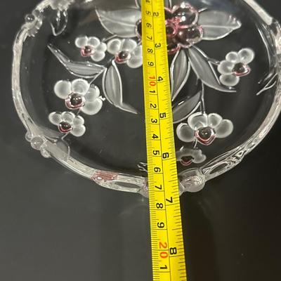 Vintage Mikasa Toska Walther Crystal Glass Plate
